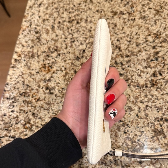 Coach Cream Wristlet with Pac-Man Characters - Picture 6 of 6